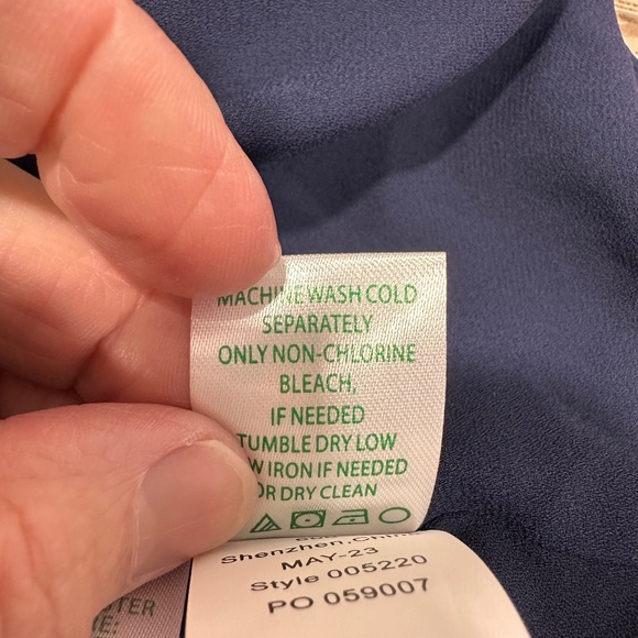 NWT Lilly Puliter Alisa Dress True Navy Size 14 - Picture 2 of 9